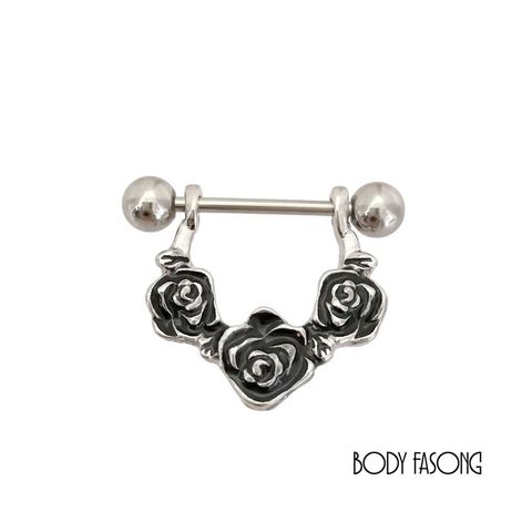 乳環 乳頭罩-Dark rose