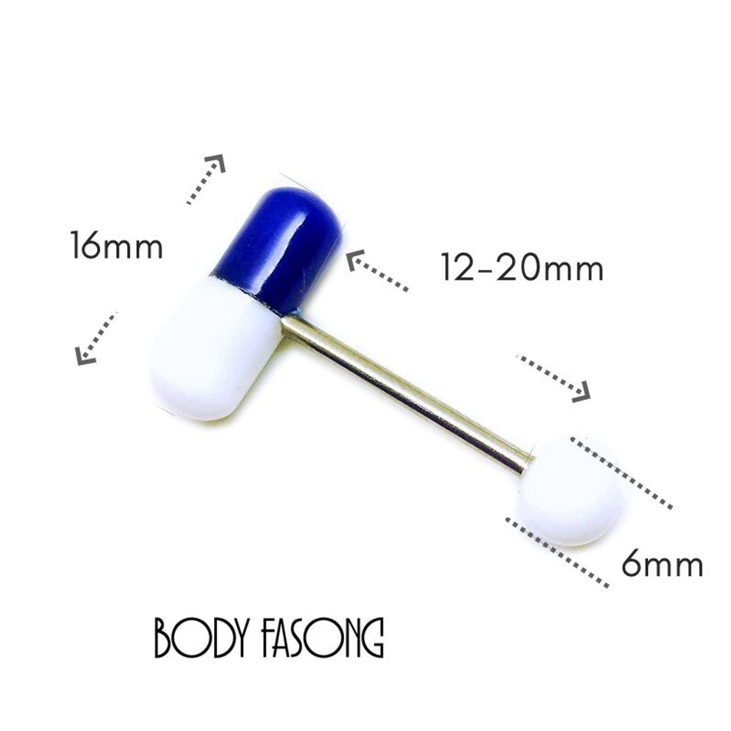 膠囊 舌環 尺寸