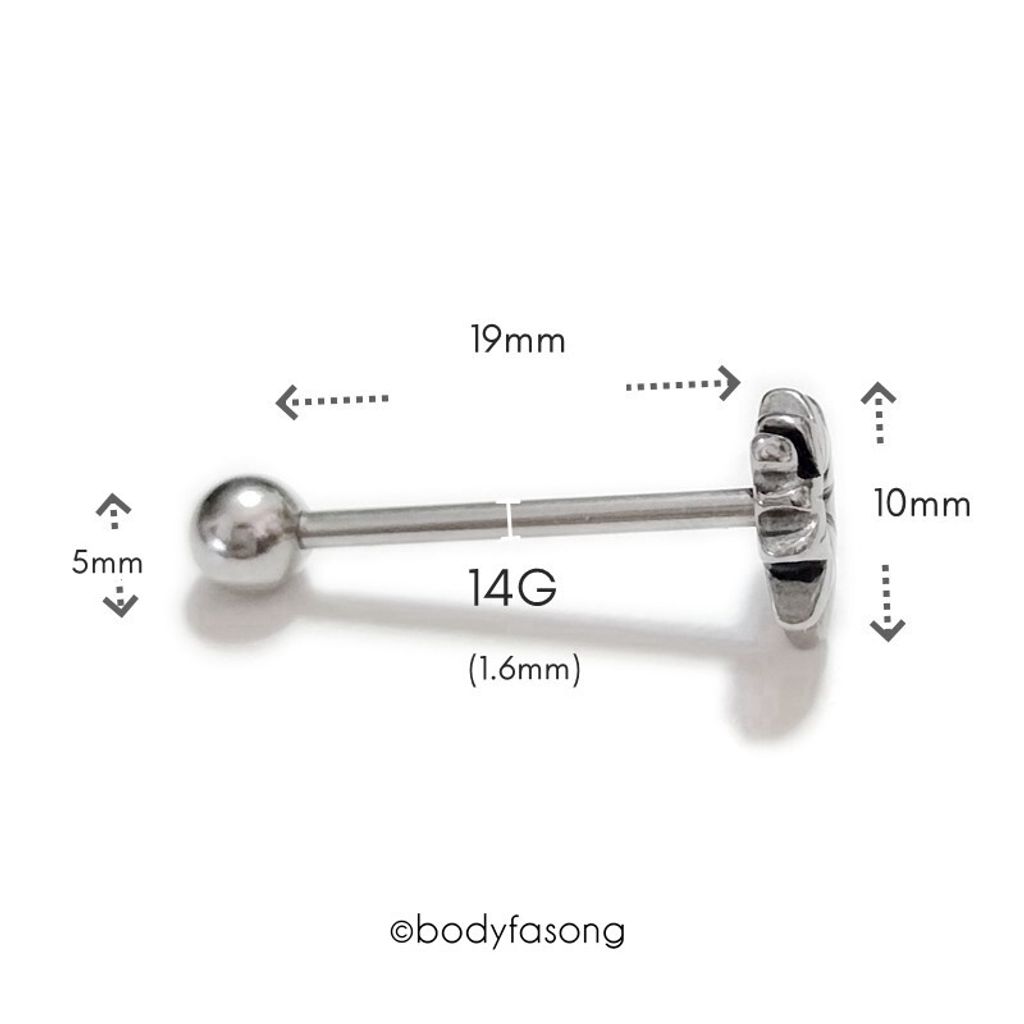 楓葉 舌環 尺寸