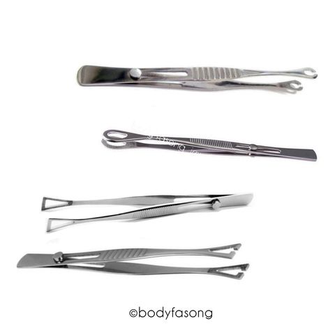 穿洞工具 標準自帶鎖穿刺鑷