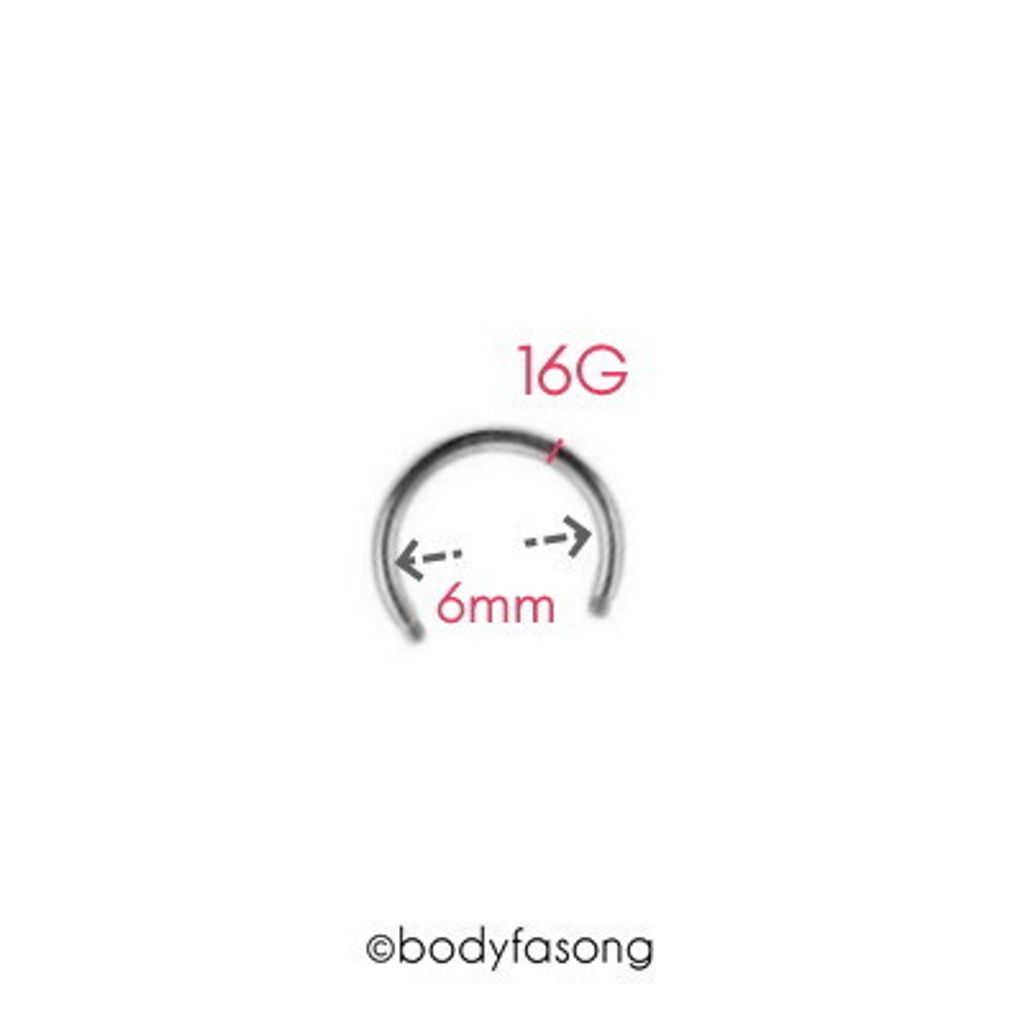 馬蹄槓16G-6mm