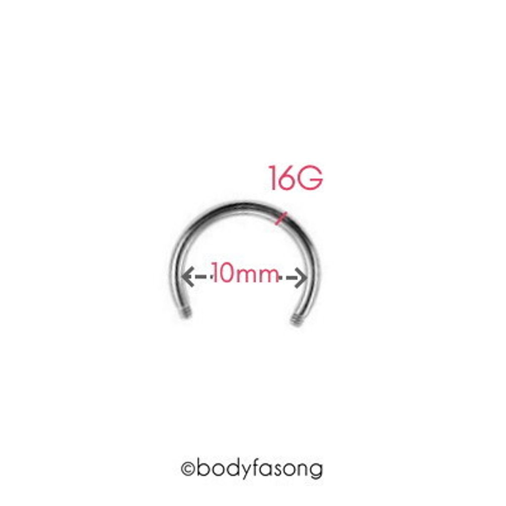 馬蹄槓16G-10mm