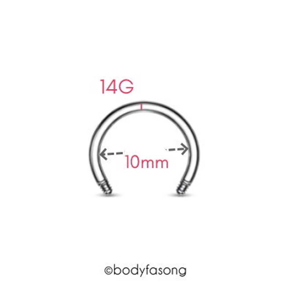馬蹄槓14G-10mm