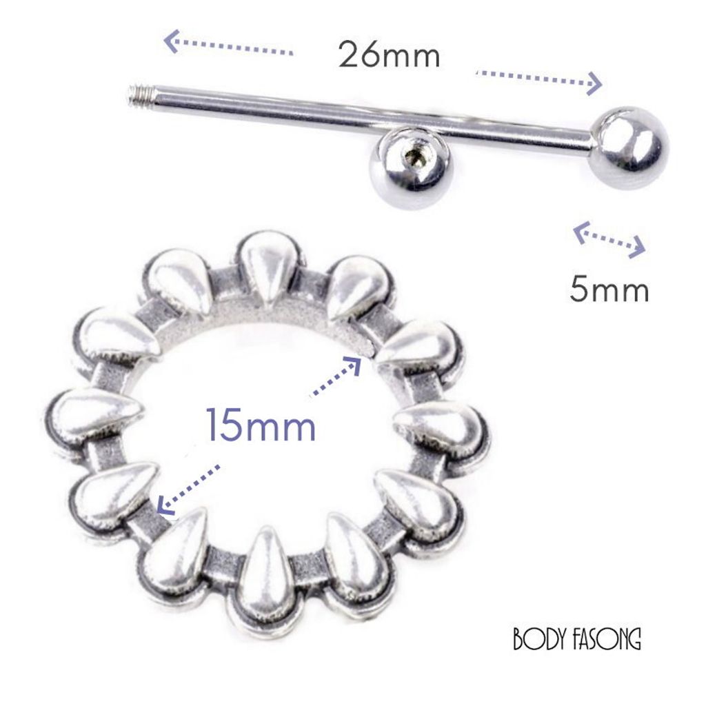 乳頭罩-牙 尺寸