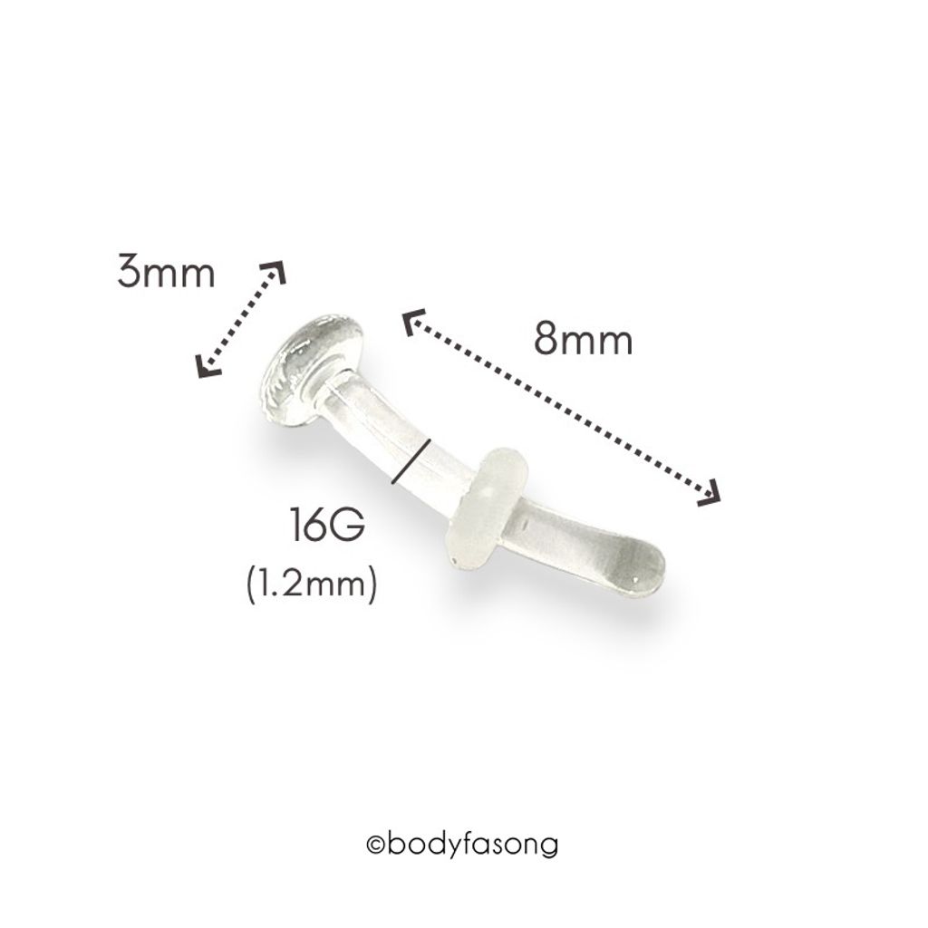 玻璃彎曲槓鈴16G_8mm