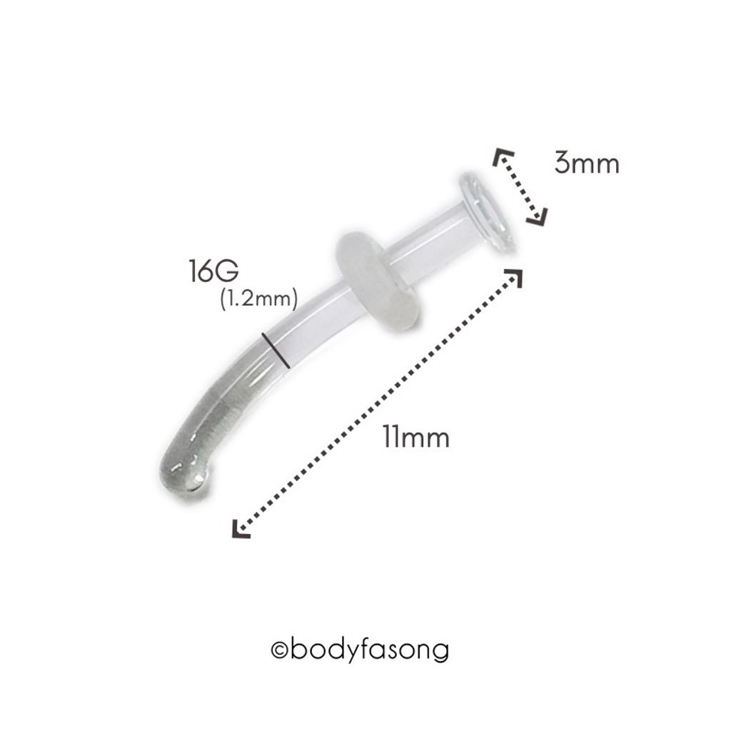 玻璃彎曲槓鈴16G_10mm