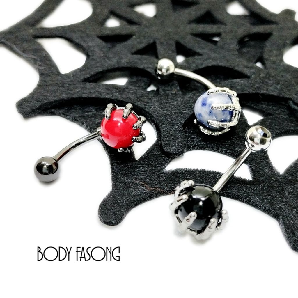 惡魔的寶石肚臍環