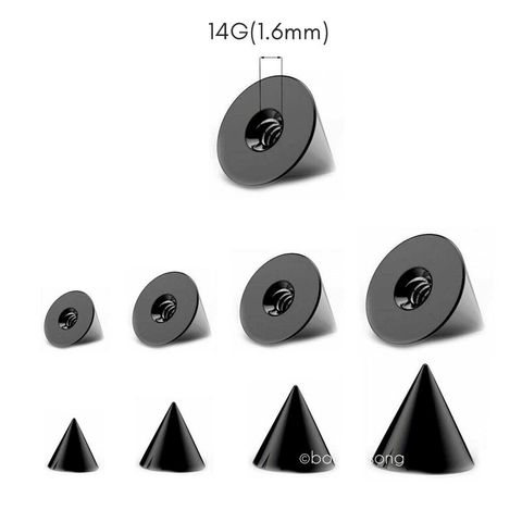 14G黑鈦替換錐-粗針適用 尺寸
