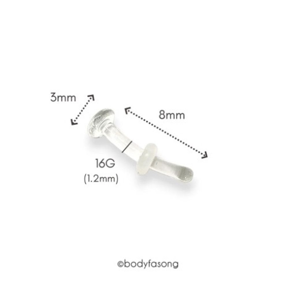 玻璃彎曲槓鈴16G_8mm