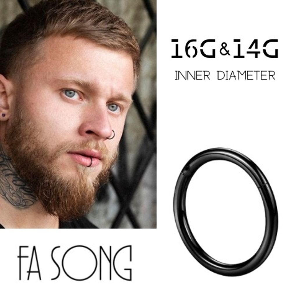 黑鈦鉸鍊式段環