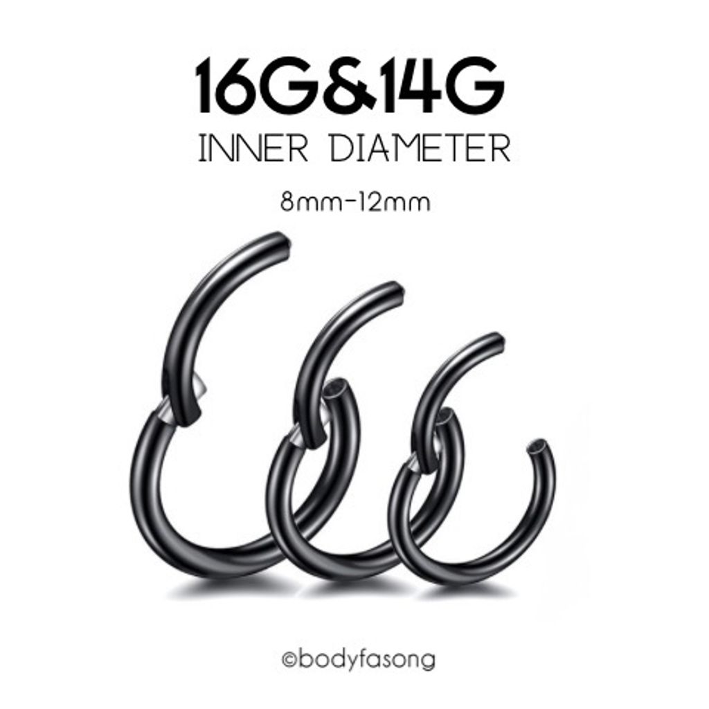 黑鈦鉸鍊式段環