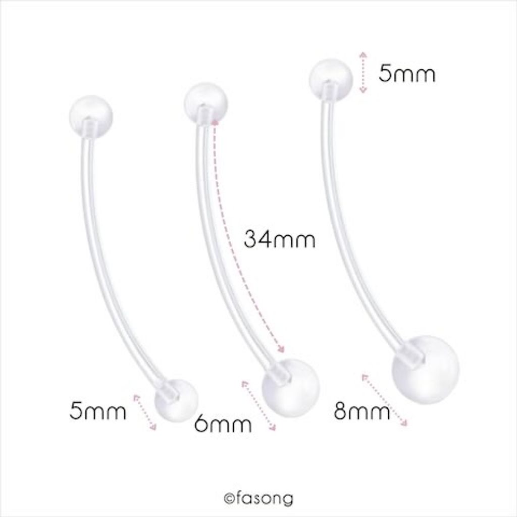 孕婦用肚臍環-基本款-34mm