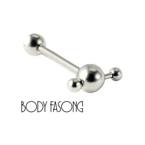 舌環_小棒槌鋼色