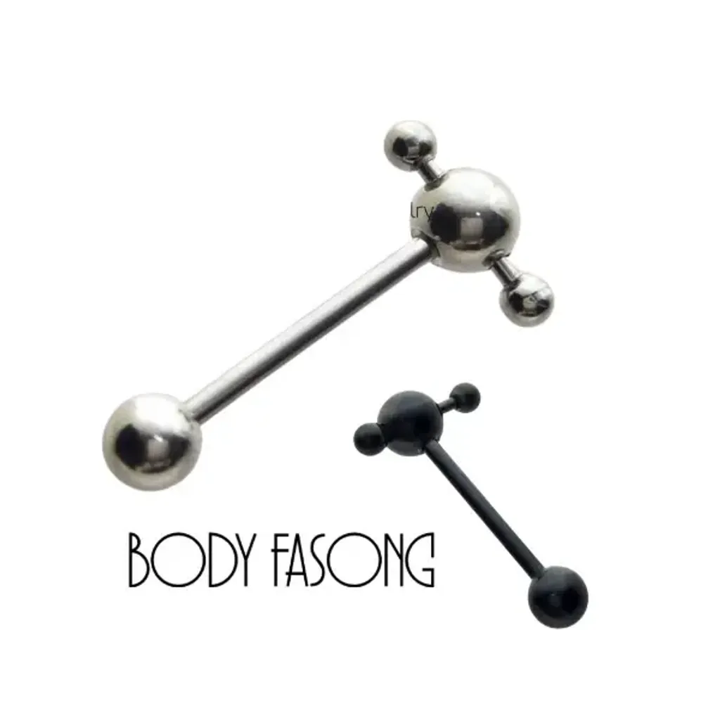 舌環_小棒槌鋼色