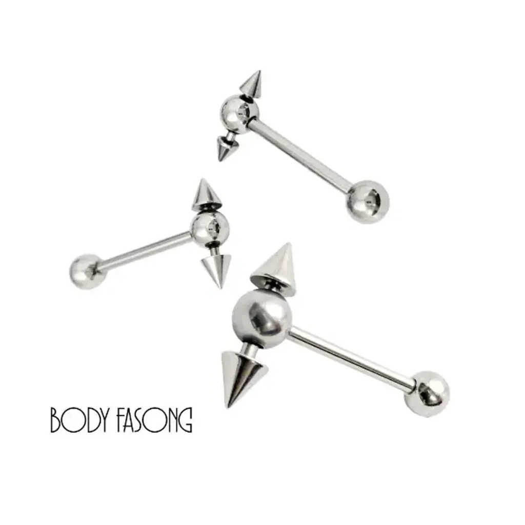 小棒槌尖錐款舌環