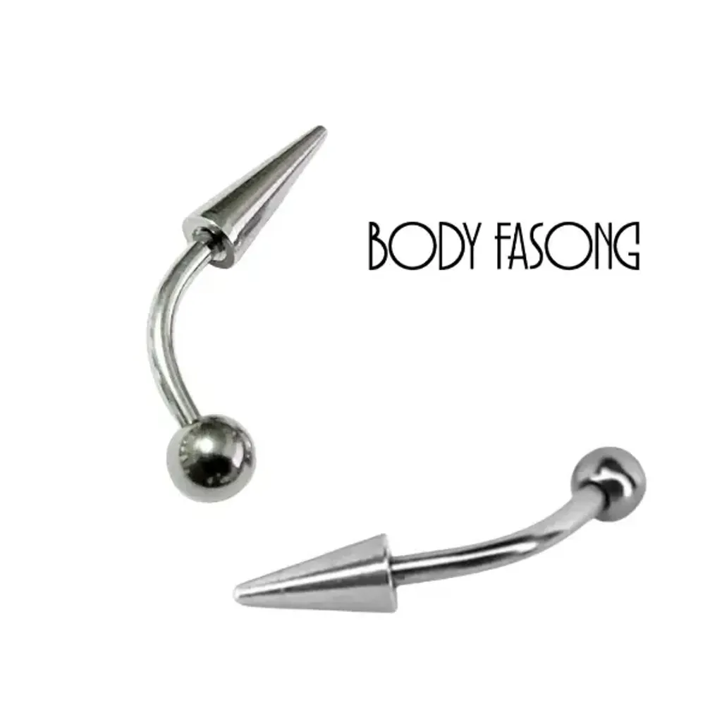 16G長錐帶珠款彎曲槓鈴