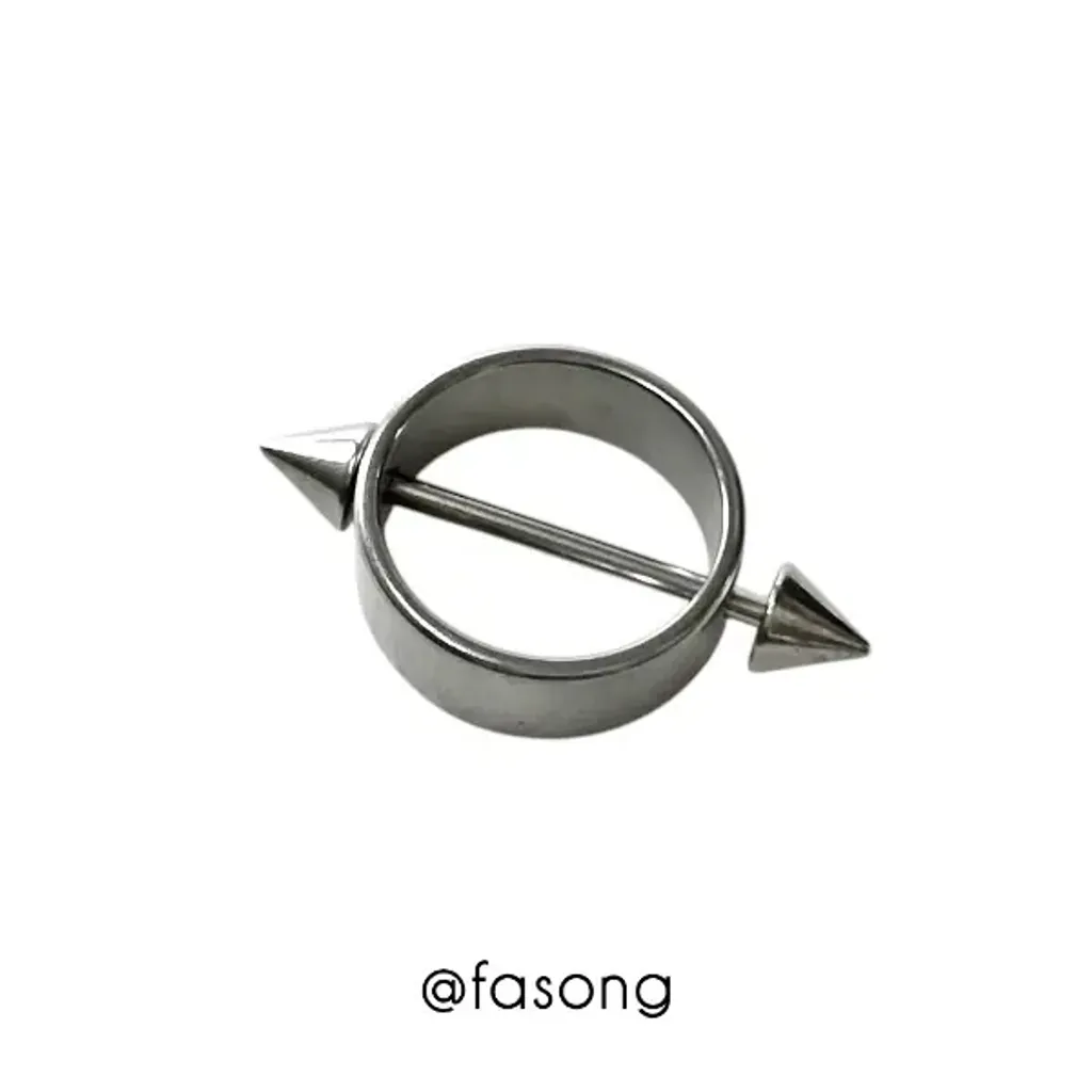 經典錐款_乳頭罩_鋼色