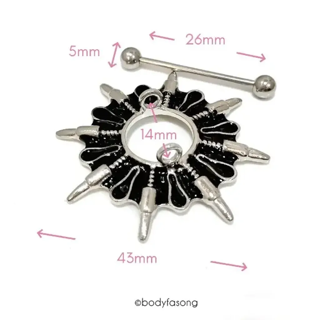 乳頭罩_仿彈頭設計_尺寸