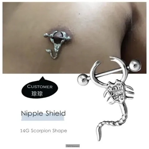 乳頭罩_白鑽蠍型