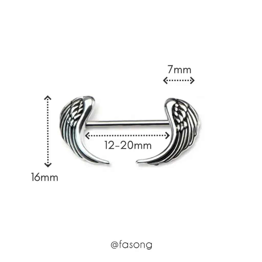 乳頭槓鈴_大天使的翅膀_其他長度