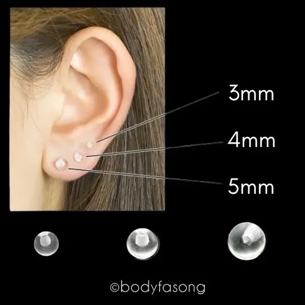 壓克力球配戴示意