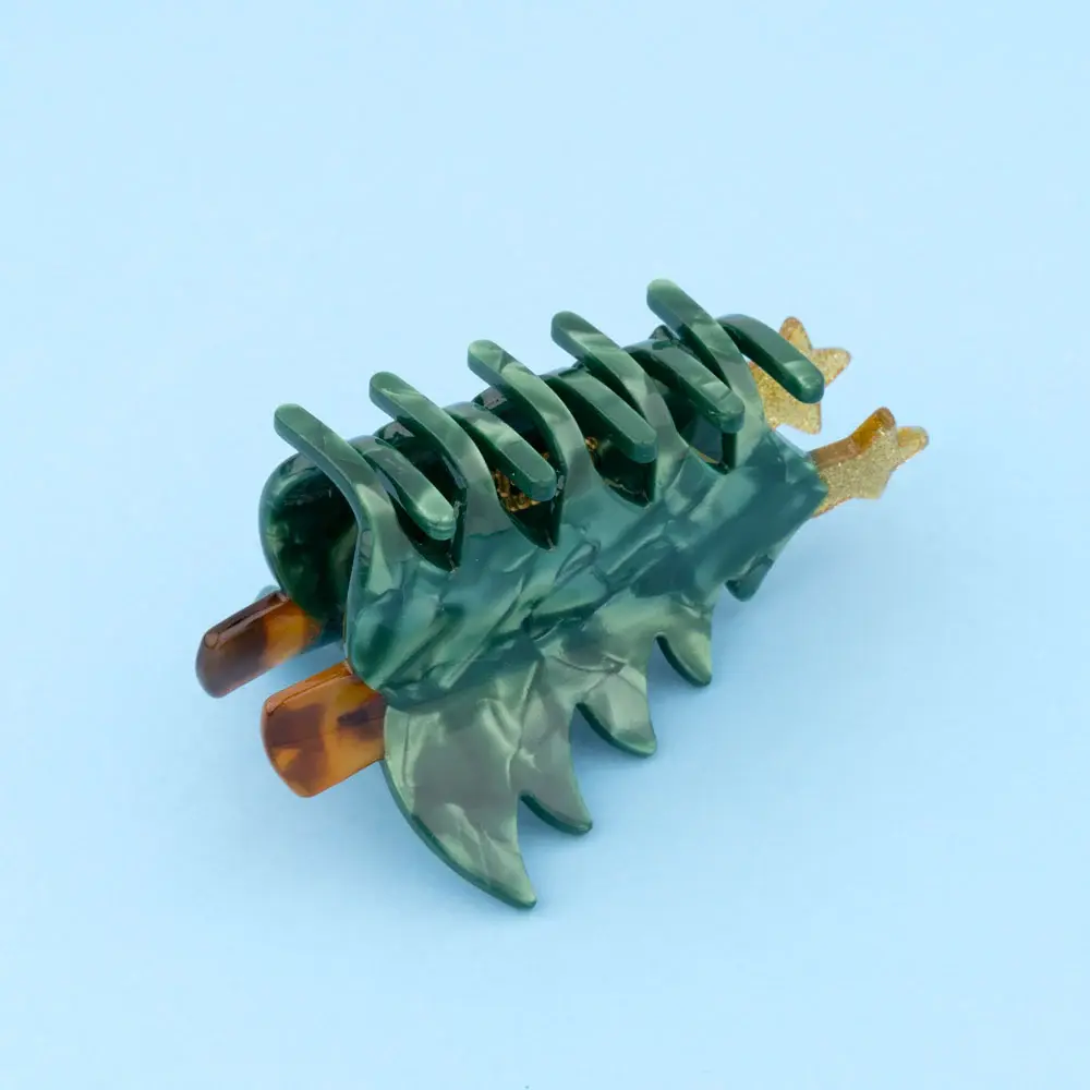 coucou-suzette-accessoire-accessory-cadeau-gift-pince-cheveux-hairclaw-sapin-christmastree-vert-green-etoile-star-gold-dore-noel-christmas-Web1