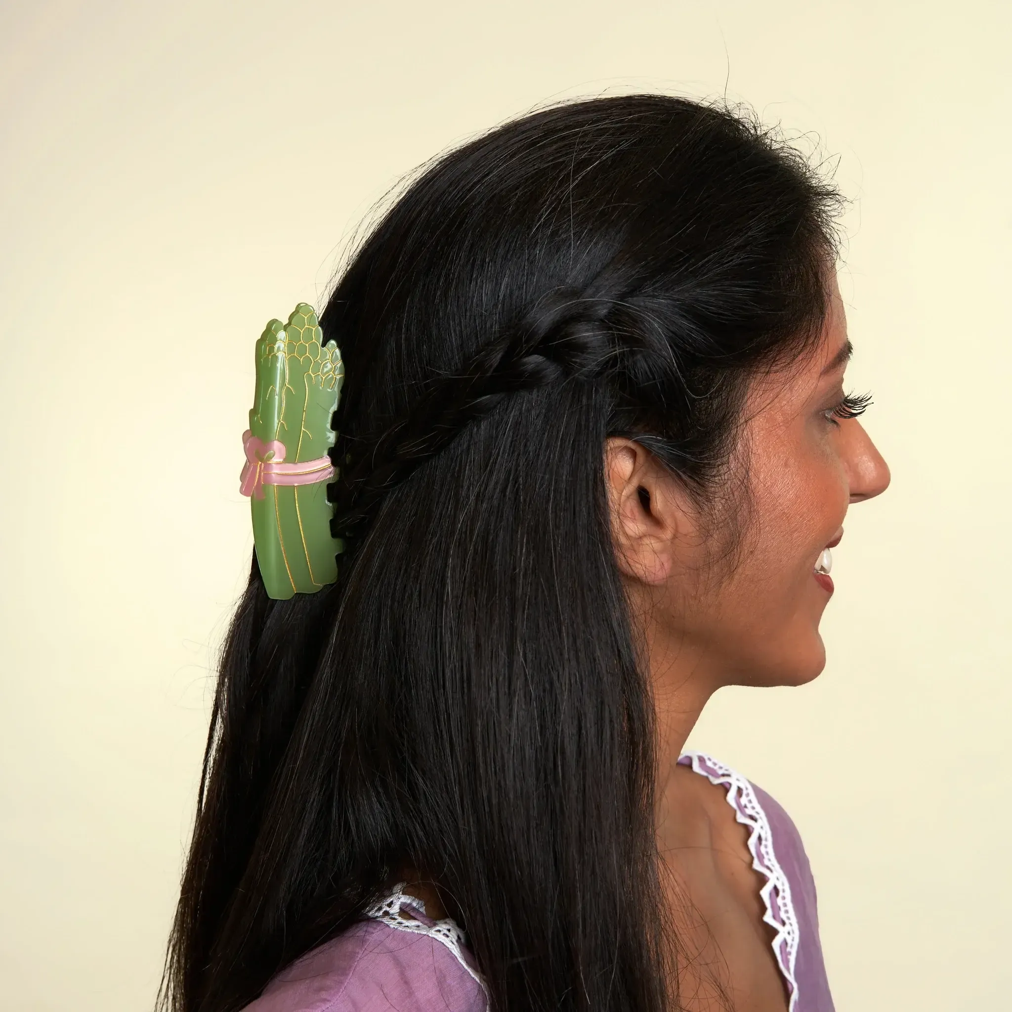 coucou-suzette-accessoire-accessory-cadeau-gift-tendance-mode-trendy-fashion-cottage-pince-cheveux-hair-claw-asperge-asparagus-legume-vegetable-vert-green-porte