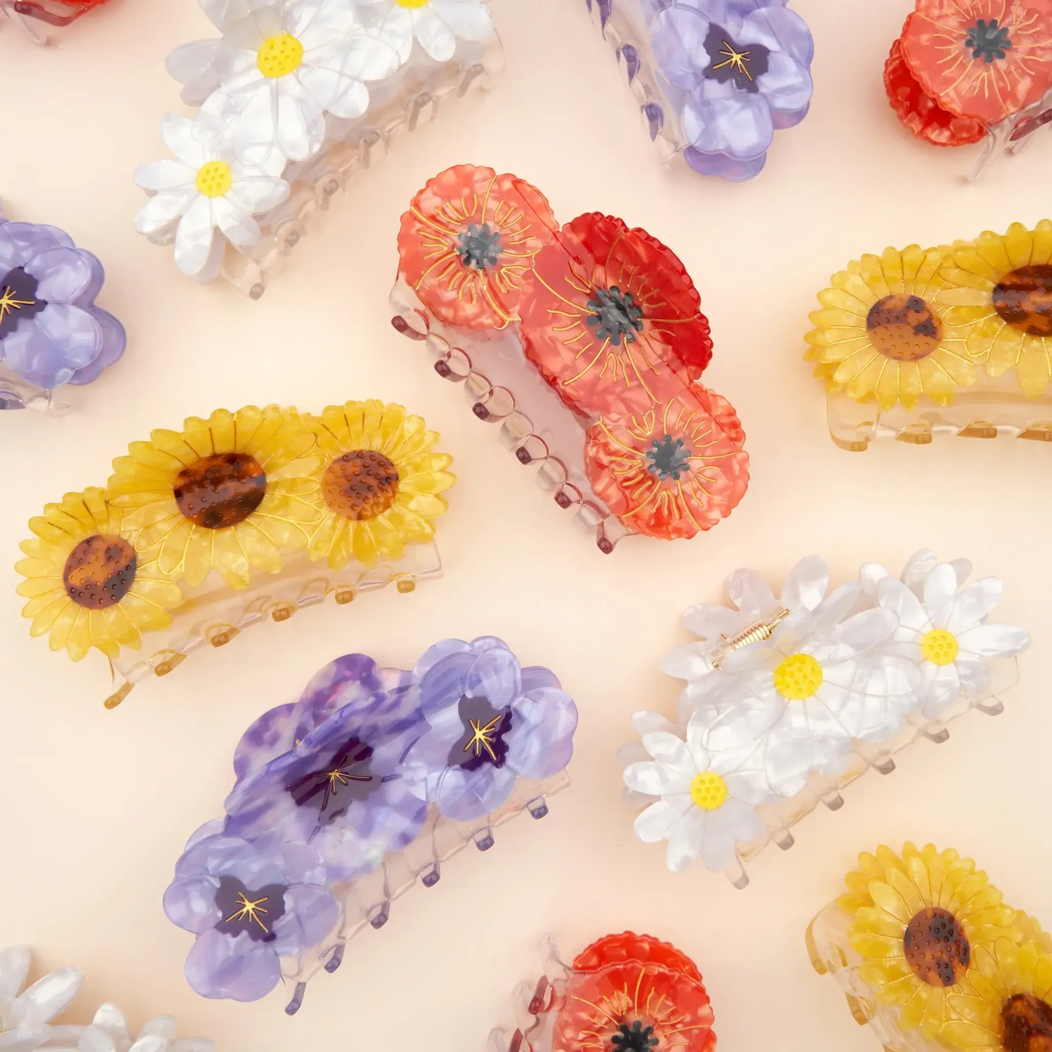 coucou-suzette-accessoire-accessory-cadeau-gift-tendance-mode-trendy-fashion-birthday-anniversaire-10-ans-pince-cheveux-hair-claw-acetate-fleurs-flower-pensee-pansy-trio-violet-purple