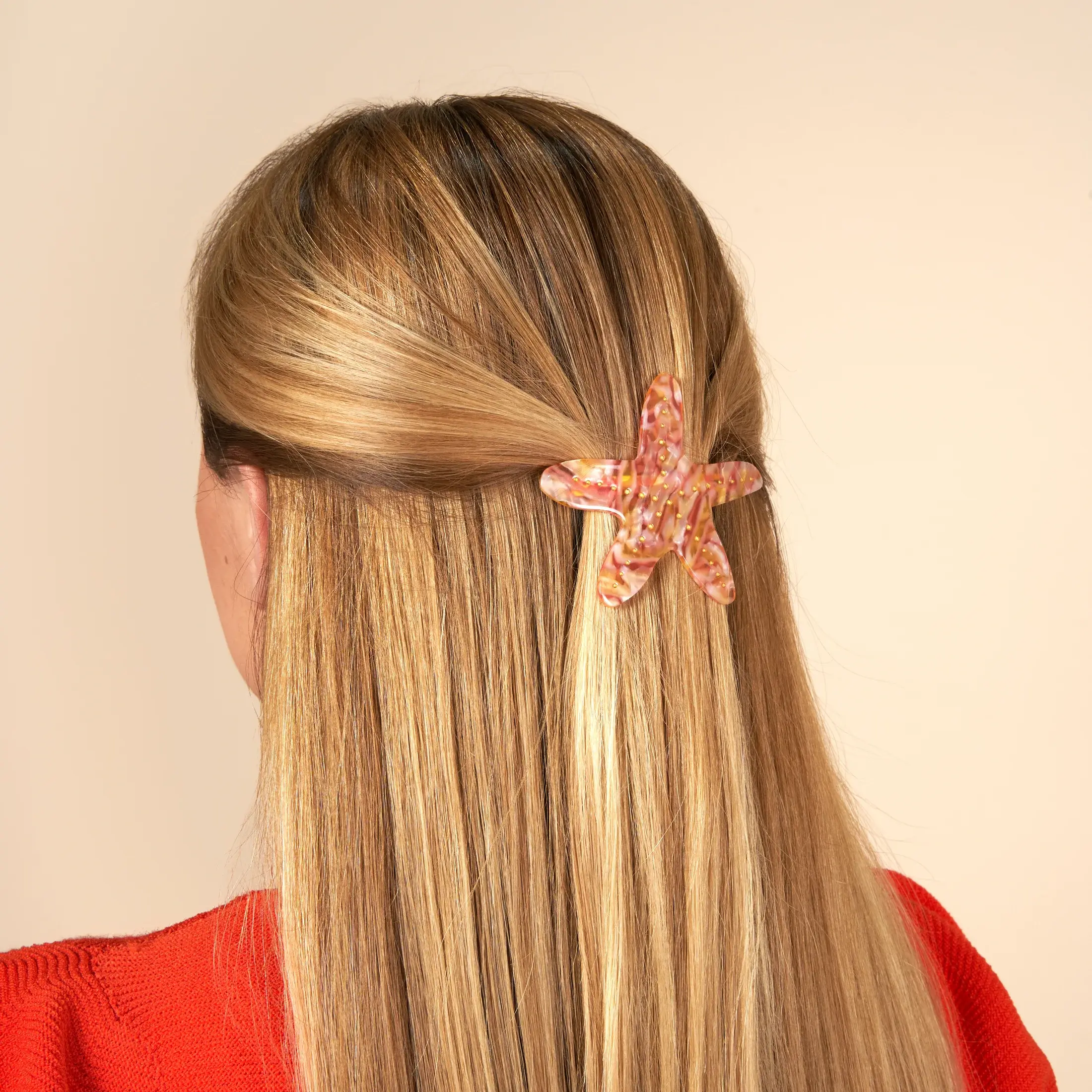 coucou-suzette-accessoire-accessory-cadeau-gift-tendance-trendy-fashion-ete-summer-plouf-splash-mer-sea-cheveux-hair-french-barrette-etoile-mer-starfish-orange-porte
