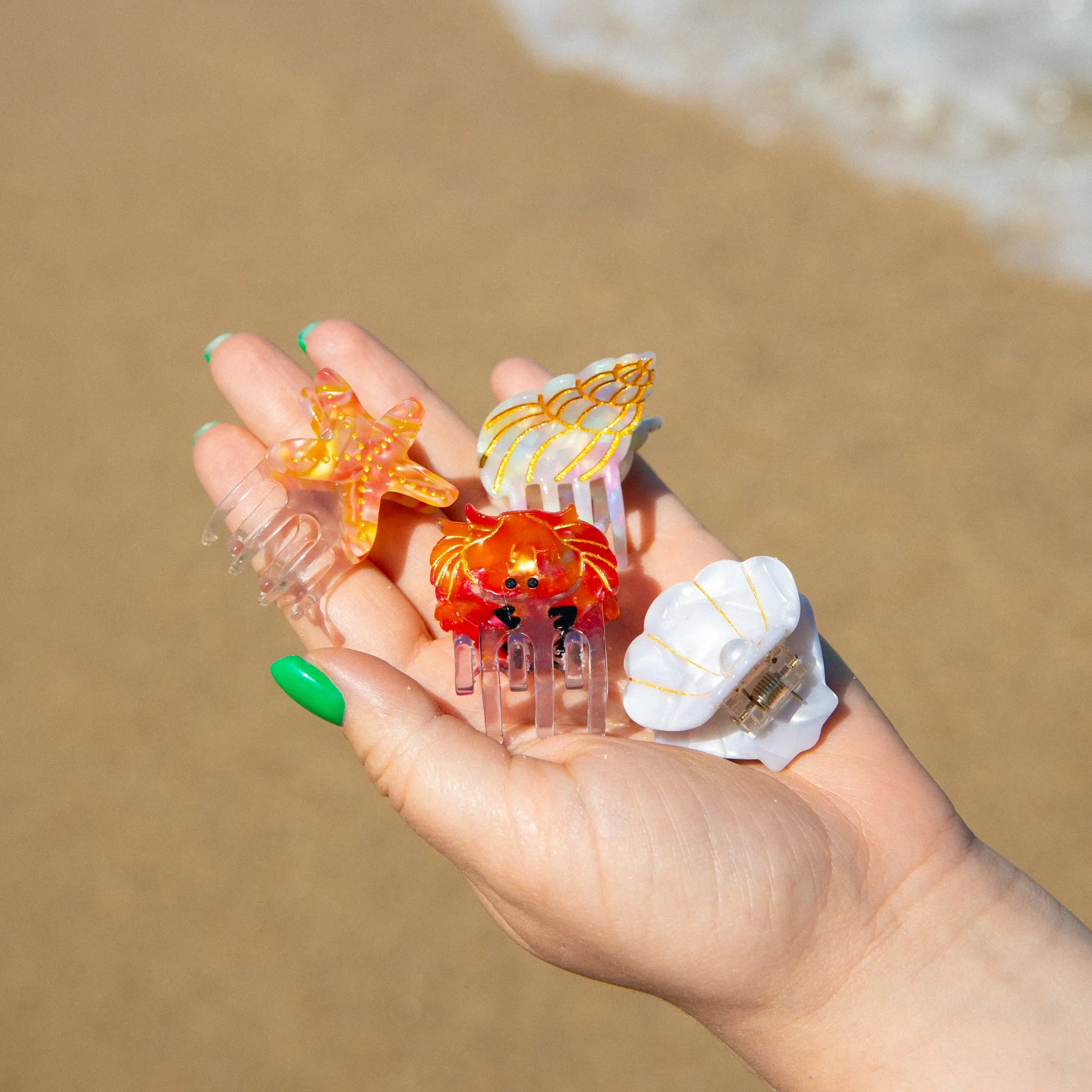 coucou-suzette-accessoire-accessory-cadeau-gift-tendance-mode-trendy-fashion-nouvelle-vague-coquillages-crustaces-splash-mini-pince-cheveux-hair-claw-clip-etoile-mer-starfish-orange-c
