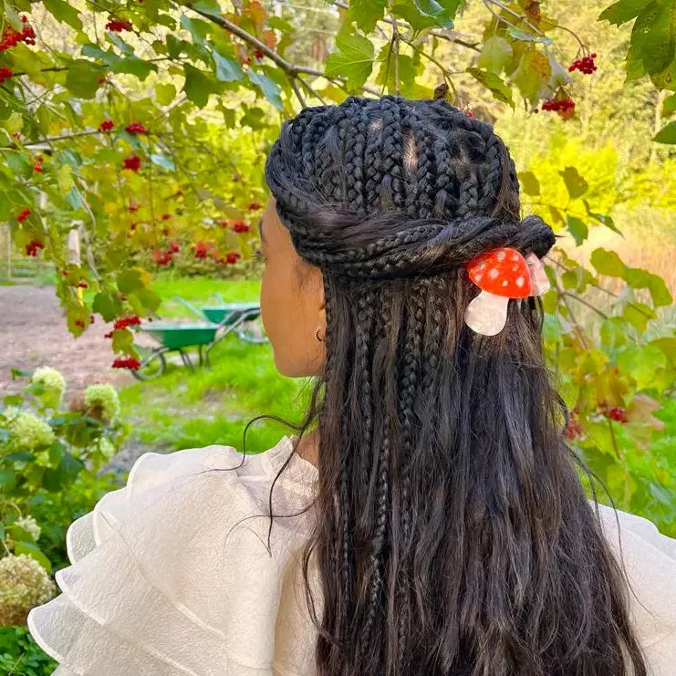 coucou-suzette-accessoire-accessory-cadeau-gift-automne-autumn-pince-cheveux-hairclaw-champignon-mushroom-red-rouge-crea-porte