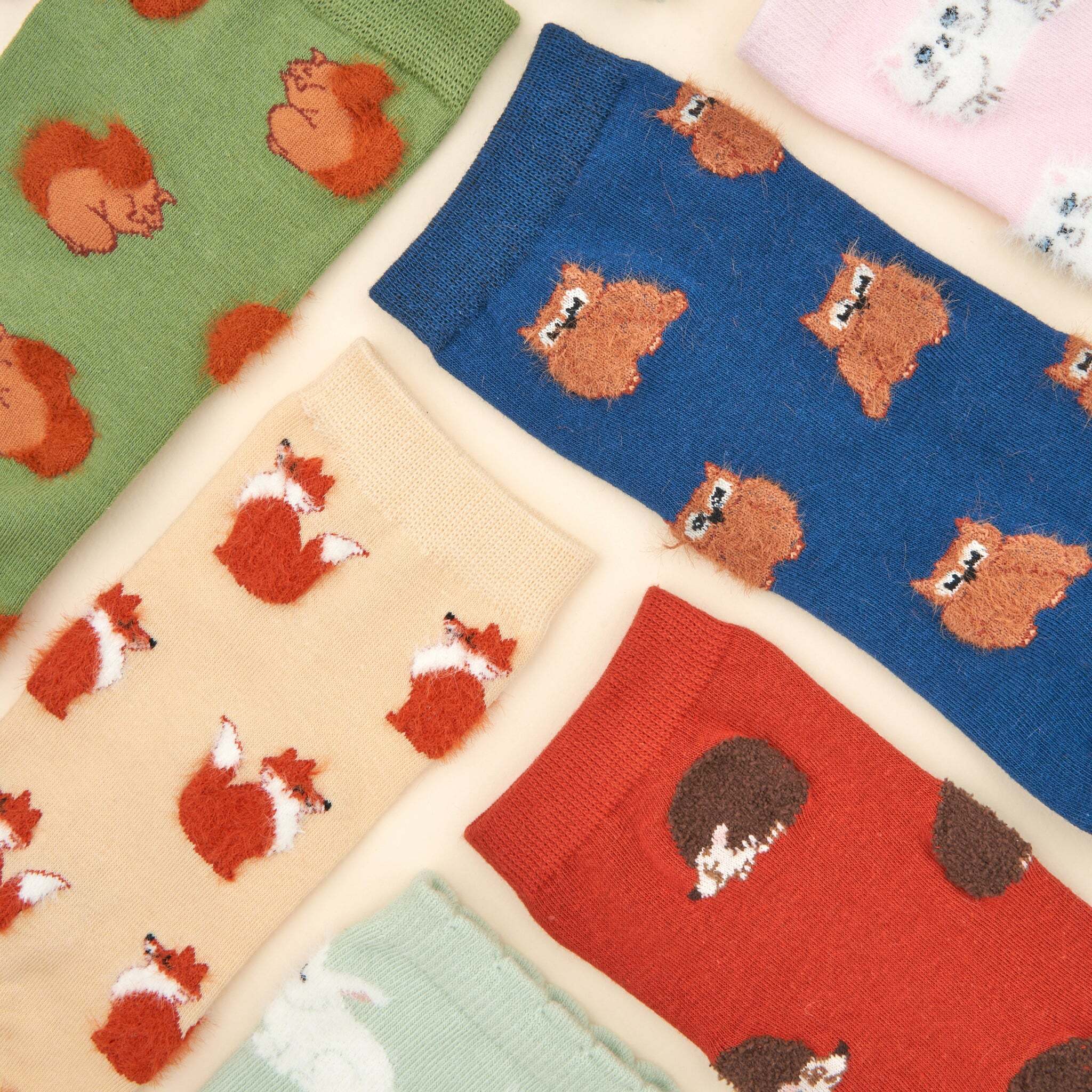 coucou-suzette-accessoire-accessory-cadeau-gift-tendance-trendy-fashion-il-etait-une-fois-once-upon-a-time-autumn-automne-chaussettes-socks-cotton-coton-group-animaux-animals