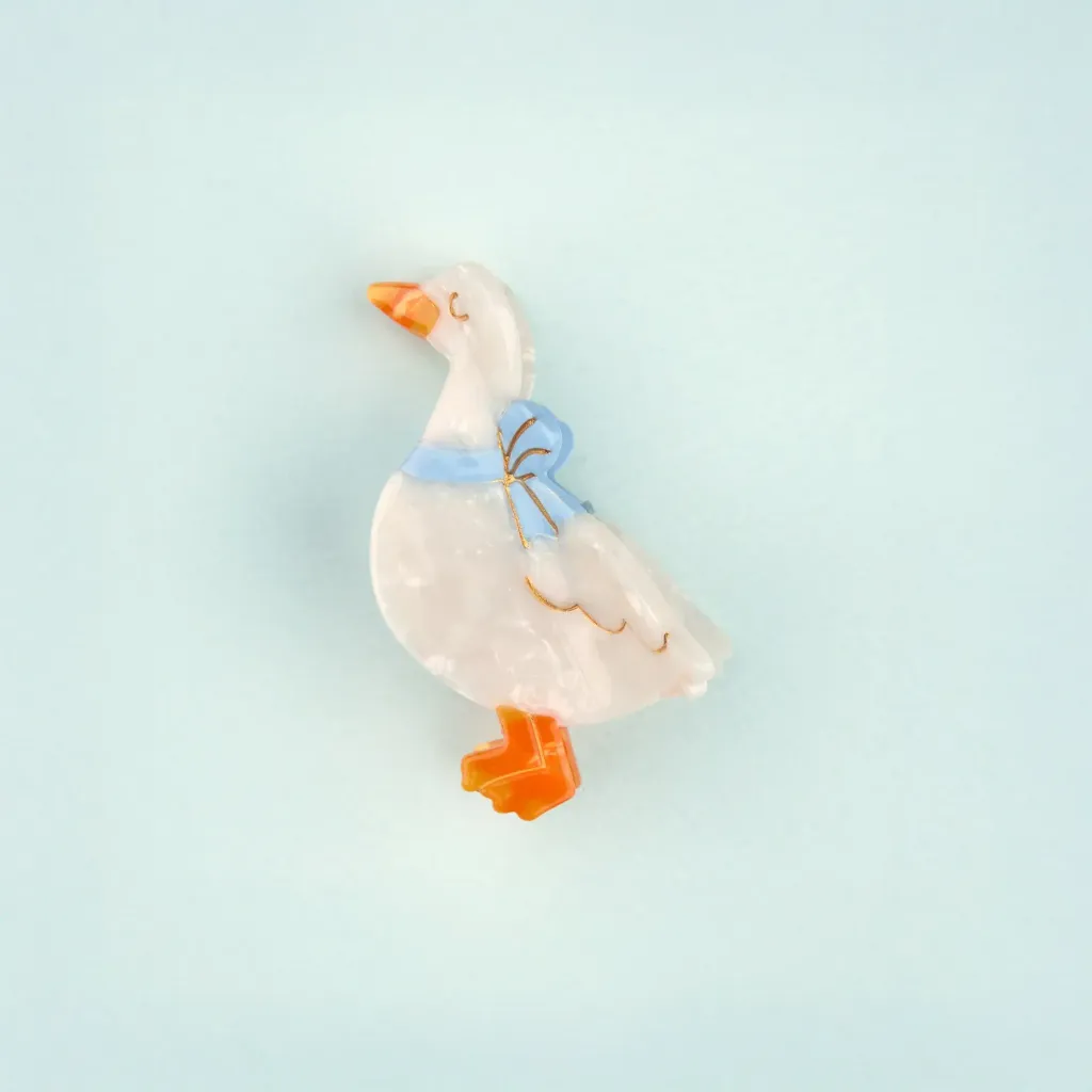 coucou-suzette-accessoire-accessory-cadeau-gift-tendance-mode-trendy-fashion-cottage-mini-pince-cheveux-mini-hair-claw-oie-goose-animal-blanc-white
