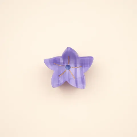 coucou-suzette-accessoire-accessory-cadeau-gift-tendance-trendy-fashion-garden-party-mini-pince-cheveux-hair-claw-fleurs-flower-campanule-bellflower-violet-purple