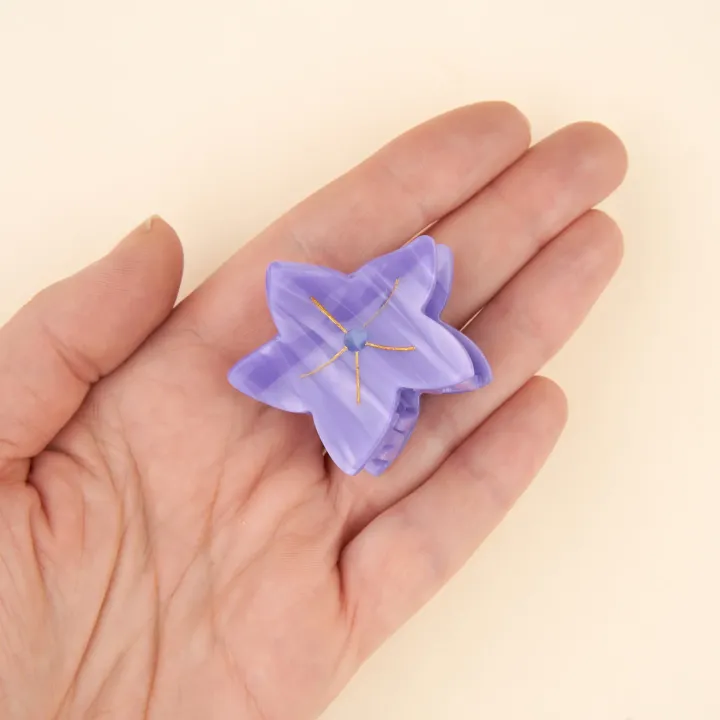 coucou-suzette-accessoire-accessory-cadeau-gift-tendance-trendy-fashion-garden-party-mini-pince-cheveux-hair-claw-fleurs-flower-campanule-bellflower-violet-purple2