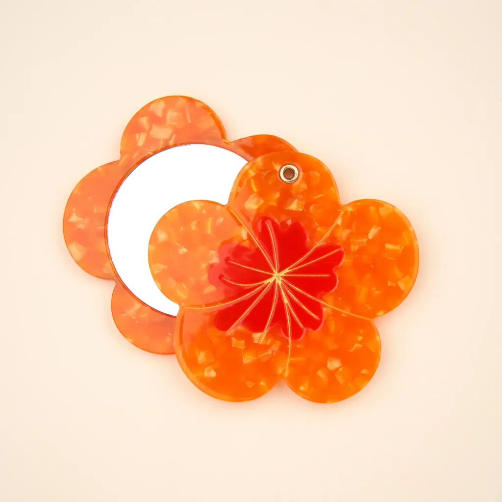 coucou-suzette-accessoire-accessory-cadeau-gift-tendance-trendy-fashion-garden-party-mirror-miroir-fleurs-flower-capucine-nasturtium-orange
