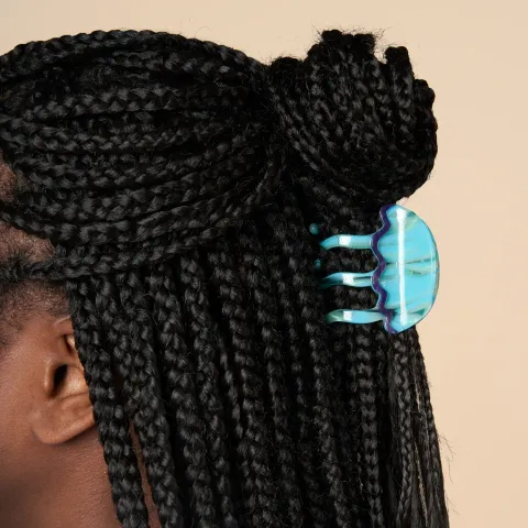 coucou-suzette-accessoire-accessory-cadeau-gift-tendance-trendy-fashion-ete-summer-plouf-splash-mer-sea-pince-cheveux-hair-claw-meduse-jellyfish-turquoise-porte