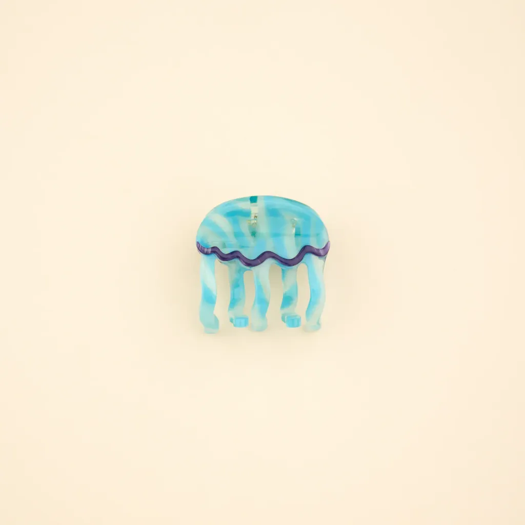 coucou-suzette-accessoire-accessory-cadeau-gift-tendance-trendy-fashion-ete-summer-plouf-splash-mer-sea-mini-pince-cheveux-hair-claw-meduse-jellyfish-turquoise
