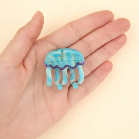 coucou-suzette-accessoire-accessory-cadeau-gift-tendance-trendy-fashion-ete-summer-plouf-splash-mer-sea-mini-pince-cheveux-hair-claw-meduse-jellyfish-turquoise2
