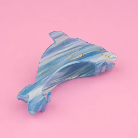 coucou-suzette-accessoire-accessory-cadeau-gift-pince-a-cheveux-hair-claw-coquillages-et-crustaces-shellfish-and-crustaceans-mer-sea-dauphin-dolphin-bleu-blue-HD1