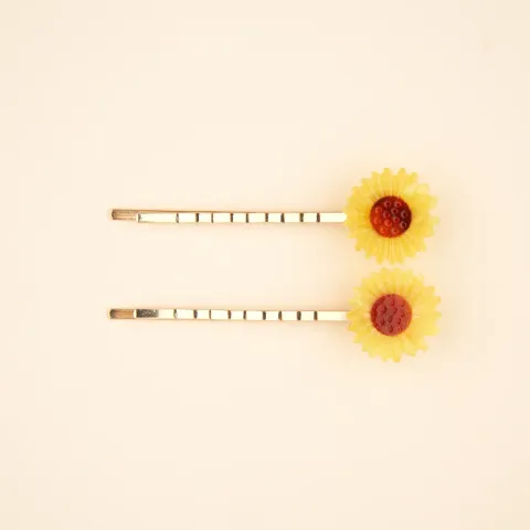 coucou-suzette-accessoire-accessory-cadeau-gift-tendance-trendy-fashion-garden-party-barrette-cheveux-hair-clip-flower-fleur-tournesol-sunflower