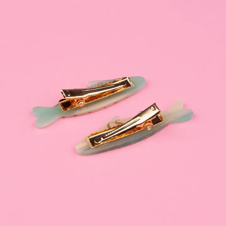 coucou-suzette-accessoire-accessory-cadeau-gift-barrette-a-cheveux-hair-clip-coquillages-et-crustaces-shellfish-and-crustaceans-mer-sea-set-deux-sardines-two-HD1