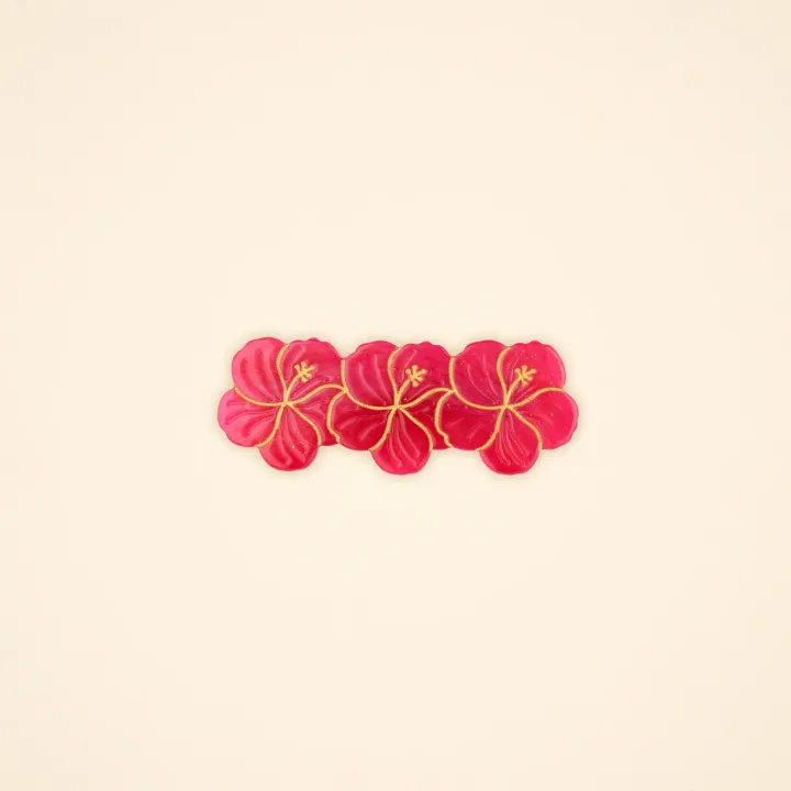 coucou-suzette-accessoire-accessory-cadeau-gift-tendance-trendy-fashion-flower-power-barrette-cheveux-hair-clip-fleurs-flower-hibiscus-rose-pink