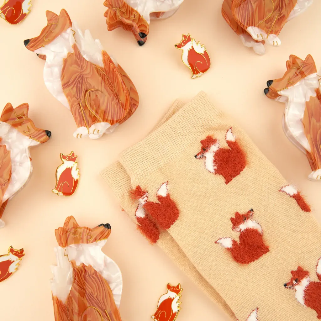 coucou-suzette-accessoire-accessory-cadeau-gift-tendance-trendy-fashion-il-etait-une-fois-once-upon-a-time-autumn-automne-pince-cheveux-hair-claw-renard-fox-orange-group