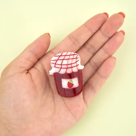 coucou-suzette-accessoire-accessory-cadeau-gift-tendance-mode-trendy-fashion-cottage-mini-pince-cheveux-mini-hair-claw-confiture-jam-framboise-raspberry-rouge-red2