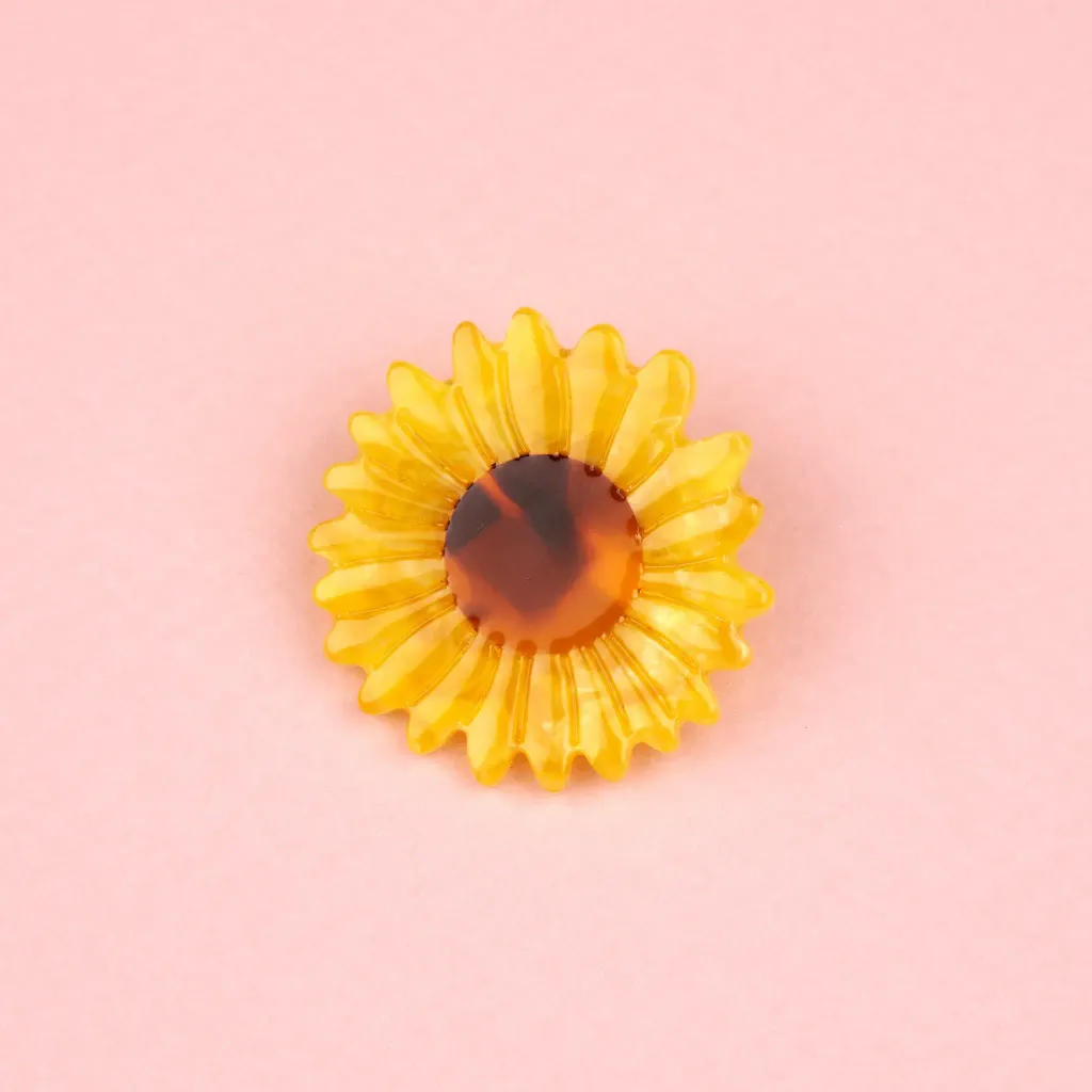 coucou-suzette-accessoire-accessory-cadeau-gift-tendance-mode-trendy-fashion-joli-jardin-lovely-garden-printemps-spring-broche-brooch-fleur-flower-tournesol-sunflower-jaune-yellow