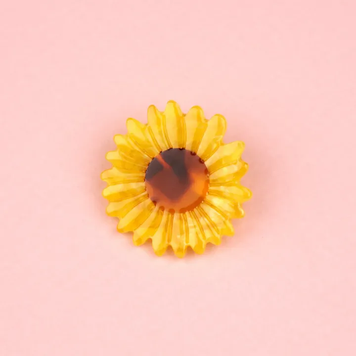 coucou-suzette-accessoire-accessory-cadeau-gift-tendance-mode-trendy-fashion-joli-jardin-lovely-garden-printemps-spring-broche-brooch-fleur-flower-tournesol-sunflower-jaune-yellow