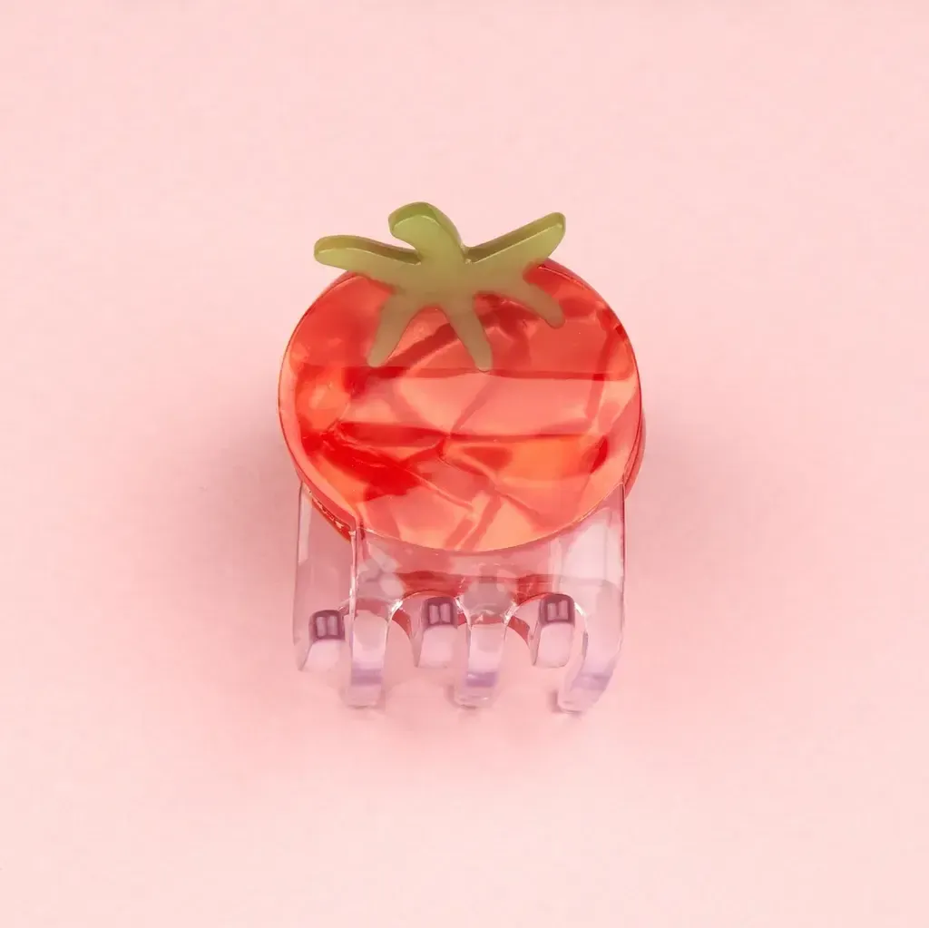 Coucou Suzette | Lisa同款 小番茄迷你髮爪夾 : Cherry Tomato Mini Hair Claw