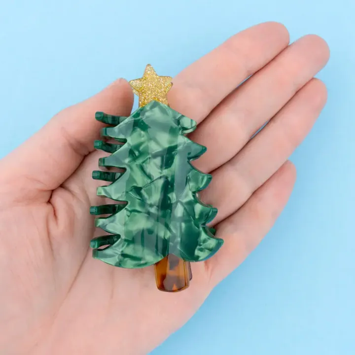 coucou-suzette-accessoire-accessory-cadeau-gift-pince-cheveux-hairclaw-sapin-christmastree-vert-green-etoile-star-gold-dore-noel-christmas-Web2