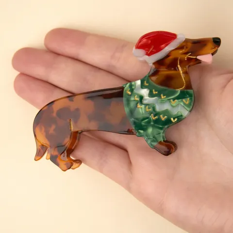 coucou-suzette-accessoire-accessory-cadeau-gift-tendance-mode-trendy-fashion-festin-festif-noel-christmas-holidays-pince-cheveux-hair-claw-teckel-dachshund-dog-chien1